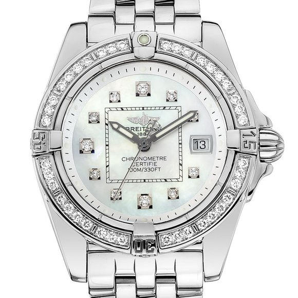 BREITLING COCKPIT Diamond Ladies Watch - Picture 1 of 15